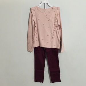 Gymboree Floral Matching Outfit